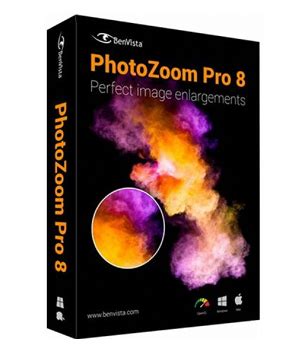 Completely download of the moveable Benvista Photozoom Pro 8